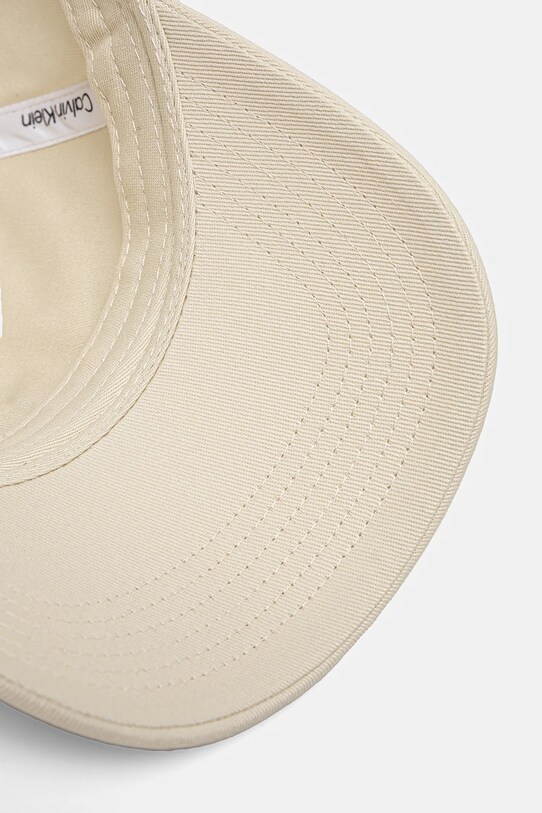 Хлопковая кепка Calvin Klein Jeans бежевый LV04G5002G