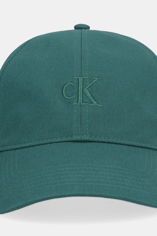 Calvin Klein Jeans czapka z daszkiem bawełniana LV04G5002G turkusowy AW25
