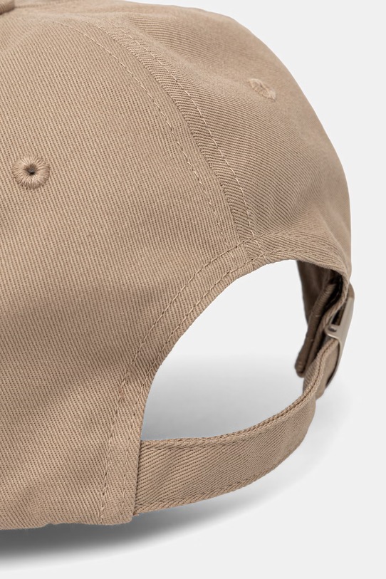 Αξεσουάρ Calvin Klein καπέλο με γείσο ανδρικό βαμβακερό LV04G5002G μπεζ