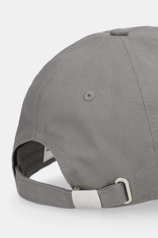 Akcesoria Calvin Klein Jeans czapka z daszkiem bawełniana LV04G5002G szary