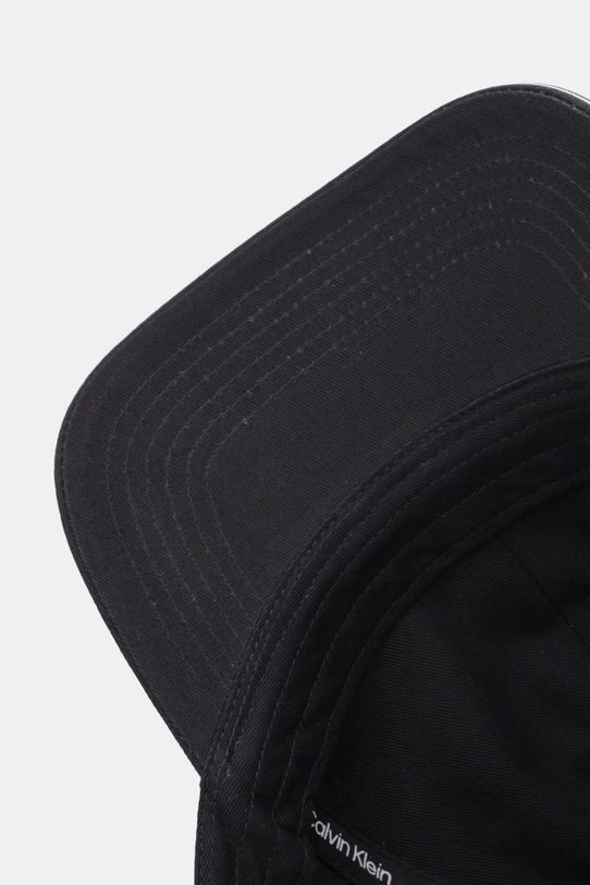 Calvin Klein Jeans czapka z daszkiem bawełniana czarny LV04G5002G