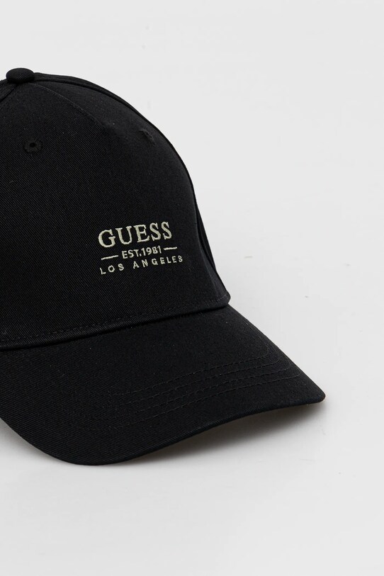 Guess șapcă LONDON AM9522.POL01 negru SS25