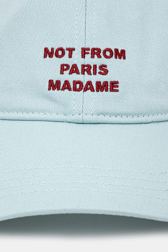 Drôle de Monsieur șapcă de baseball din bumbac La Casquette Slogan G.CP151.CO138.LBE albastru SS25