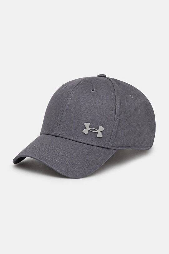 Under Armour sapca Sportstyle Metal bumbac gri 1389695