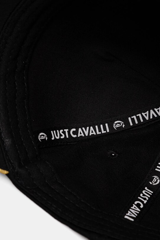 Bavlnená šiltovka Just Cavalli čierna 78QAZK50.ZG318