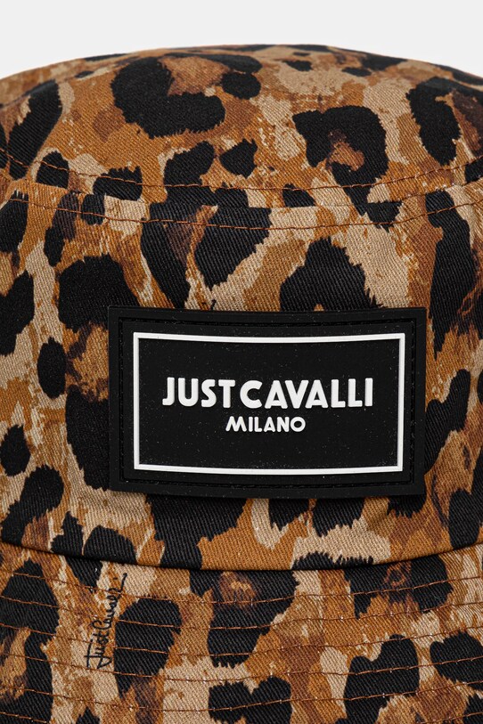 Accesorii Just Cavalli palarie din bumbac 78QAZK20.ZG345 maro