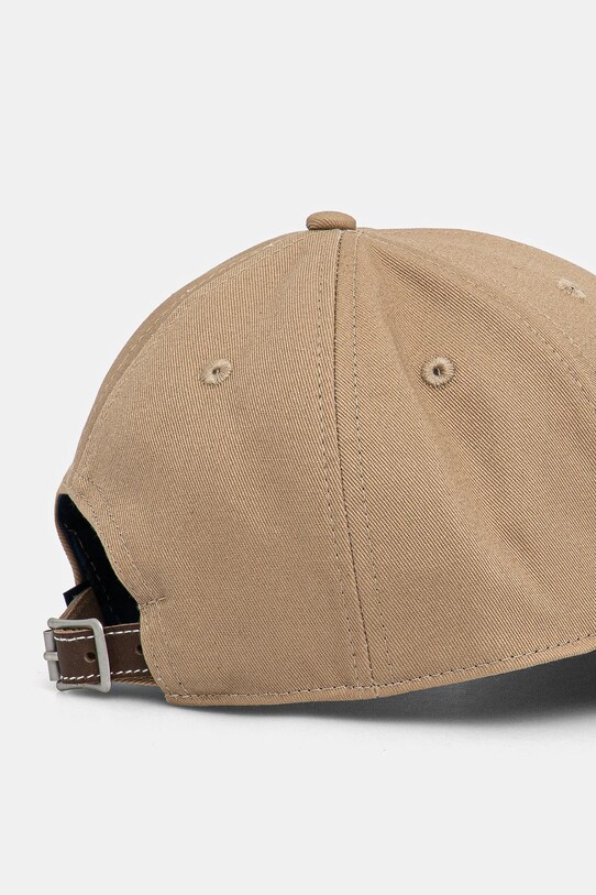 Akcesoria Hackett London czapka z daszkiem bawełniana HM042652 beżowy