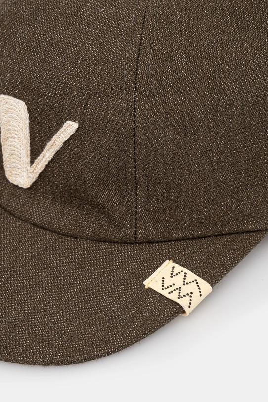 Visvim czapka z daszkiem wełniana Honus Cap 125103003011 zielony SS25