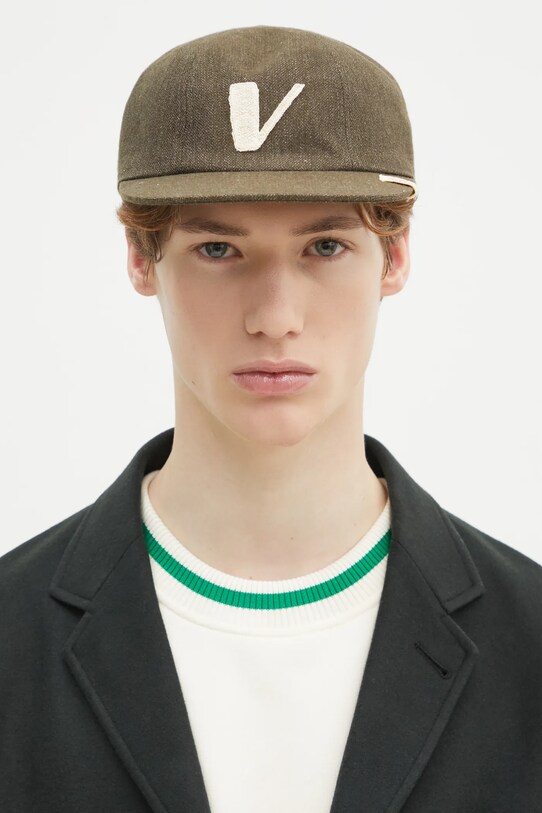 Visvim czapka z daszkiem wełniana Honus Cap 125103003011 zielony SS25
