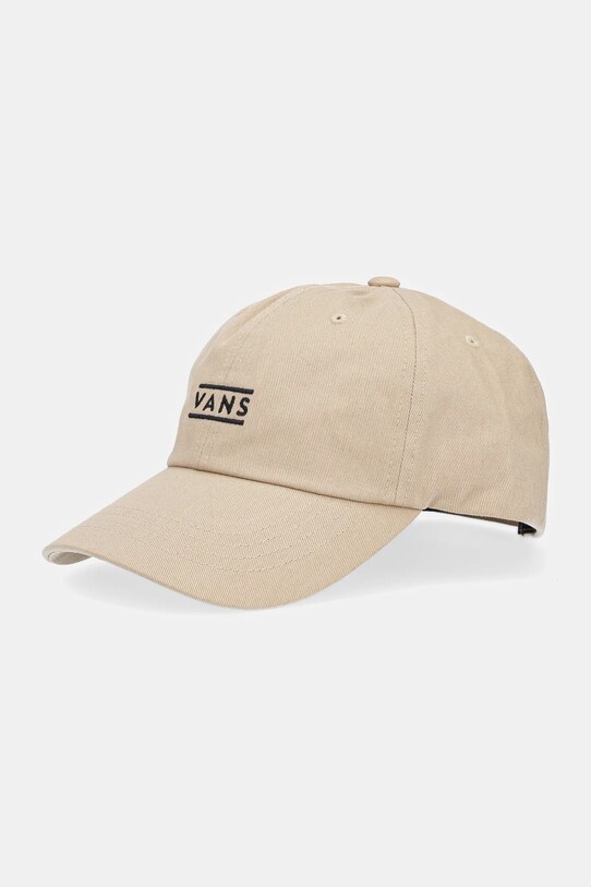 Vans czapka z daszkiem bawełniana aplikacja zielony VN000HS64MG1