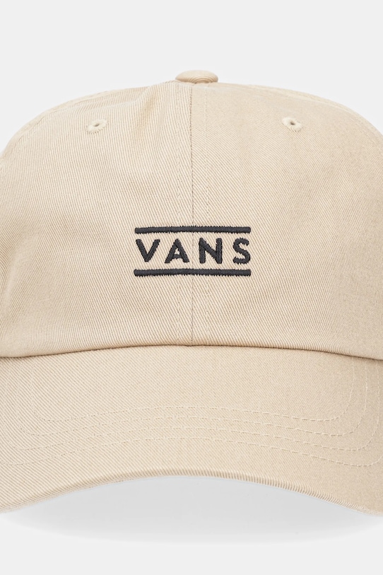 Vans czapka z daszkiem bawełniana VN000HS64MG1 zielony SS25