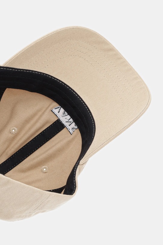 Vans czapka z daszkiem bawełniana zielony VN000HS64MG1