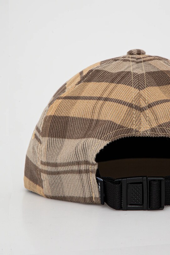 Akcesoria Vans czapka z daszkiem bawełniana VN000YXKZUJ1 beżowy