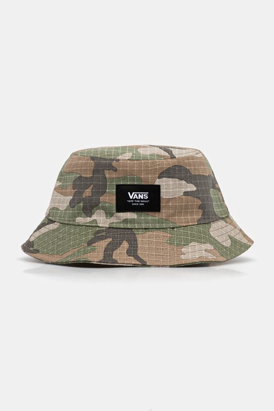 Bavlněný klobouk Vans bavlna zelená VN0A7S96LVB1