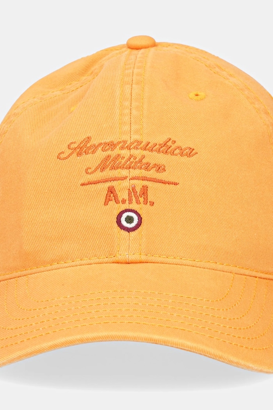 Aeronautica Militare șapcă de baseball din bumbac HA1204CT2476 portocaliu SS25