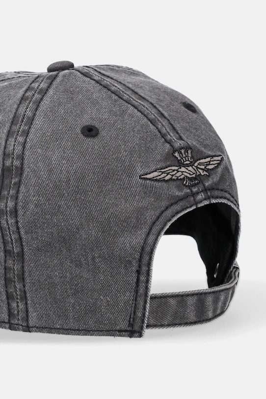 Αξεσουάρ Βαμβακερό καπέλο του μπέιζμπολ Aeronautica Militare HA1204CT2476 γκρί