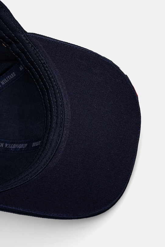 Aeronautica Militare berretto da baseball in cotone blu navy HA1205CT3299