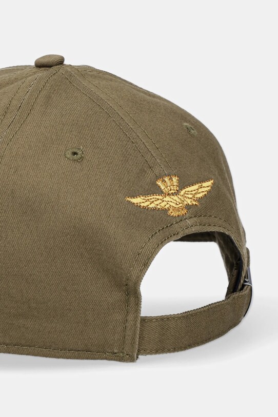 Doplňky Bavlněná baseballová čepice Aeronautica Militare HA1208CT2261 zelená