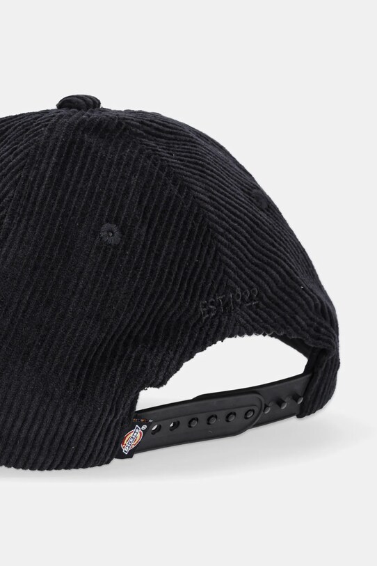 Аксесуари Вельветова кепка Dickies DK0A4ZAYBLK1 чорний