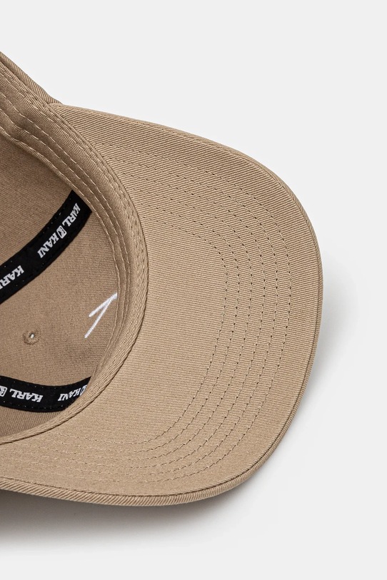 Karl Kani berretto da baseball in cotone beige 7030248