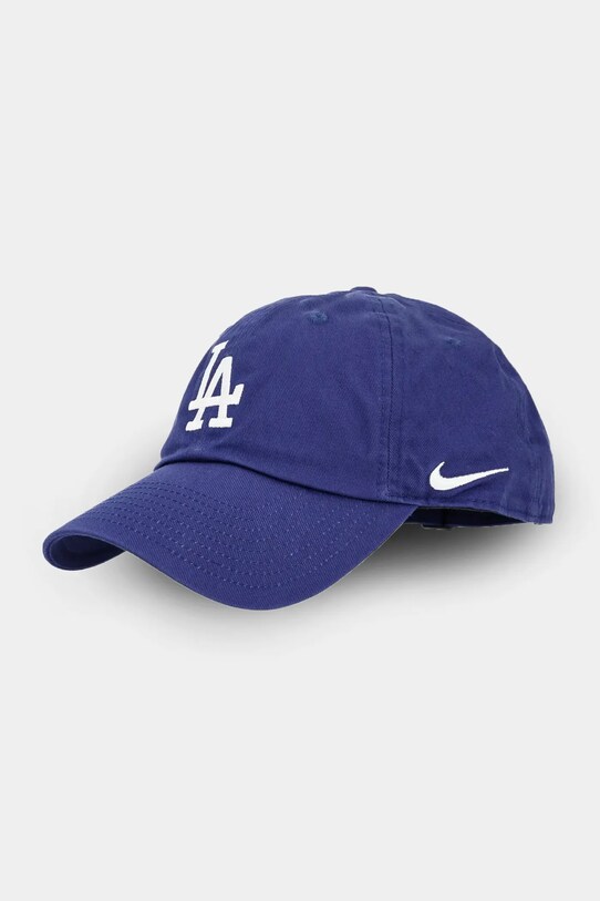 Nike czapka z daszkiem bawełniana Los Angeles Dodgers aplikacja niebieski NB01.4EU.LD.BEK