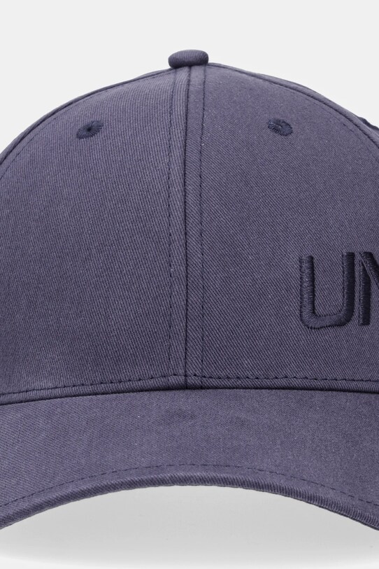 United Colors of Benetton czapka z daszkiem bawełniana 6NFPUA01C granatowy SS25
