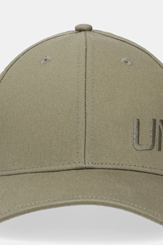 United Colors of Benetton șapcă de baseball din bumbac 6NFPUA01C verde SS25