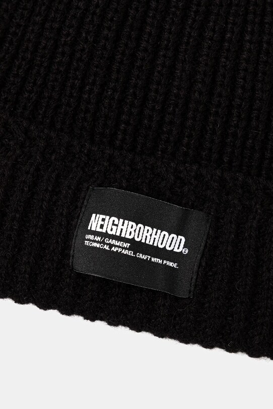 Аксессуары Шапка с примесью шерсти NEIGHBORHOOD Jp Beanie 242FUNH.HT01 чёрный