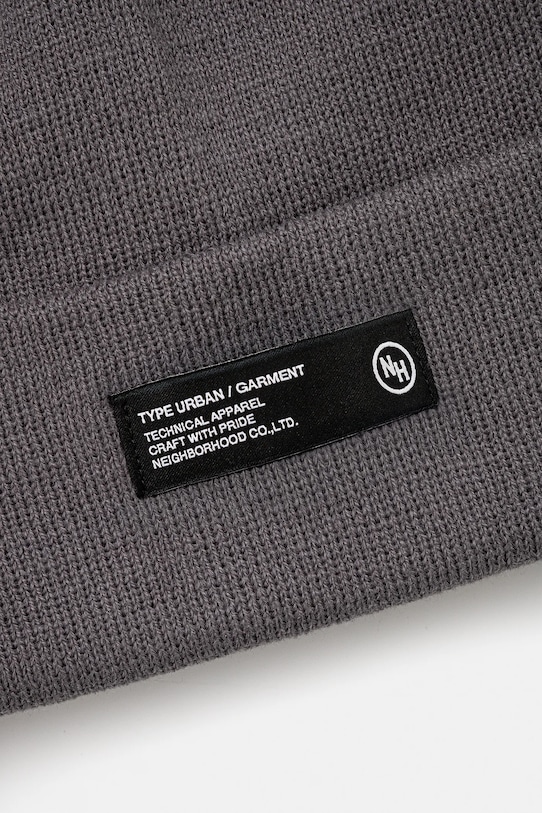 Σκούφος NEIGHBORHOOD Beanie 242YGNH.HT01 γκρί SS25