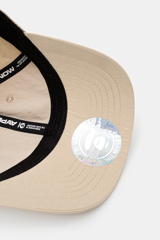 Кепка AAPE Now бежевий AAPCPM5176XXO