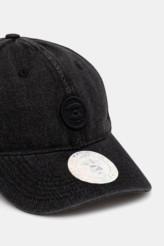 AAPE czapka z daszkiem Now AAPCPM5313XXO czarny SS25
