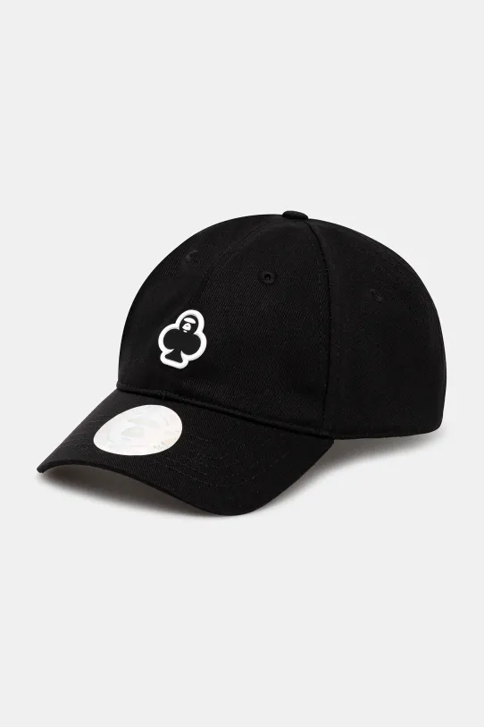 Хлопковая кепка AAPE Clover Now хлопок чёрный AAPCPM5312XXO