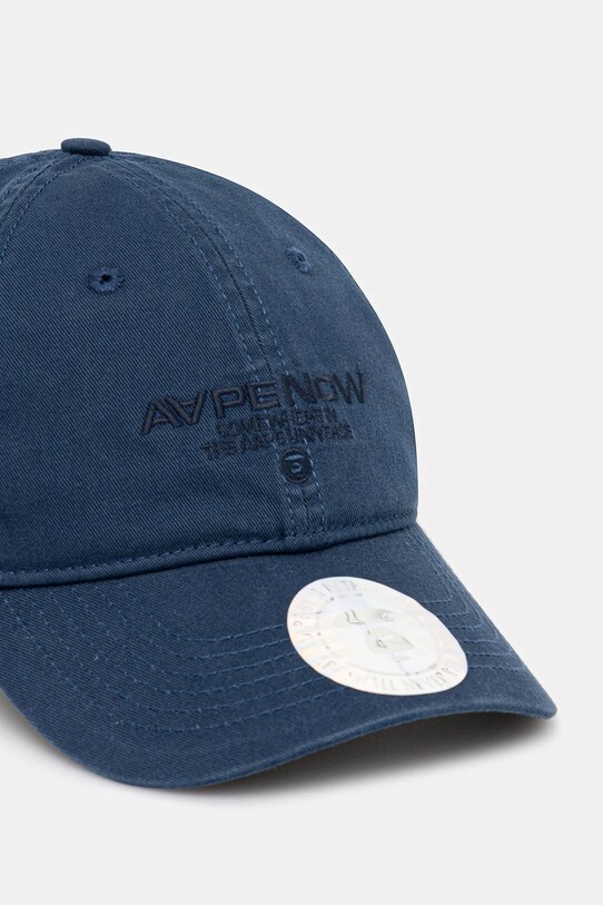 AAPE czapka z daszkiem Now AAPCPM4940XXO granatowy SS25