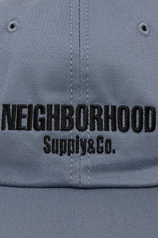 NEIGHBORHOOD czapka z daszkiem bawełniana Dad Cap-1 251YGNH.HT03 niebieski SS25