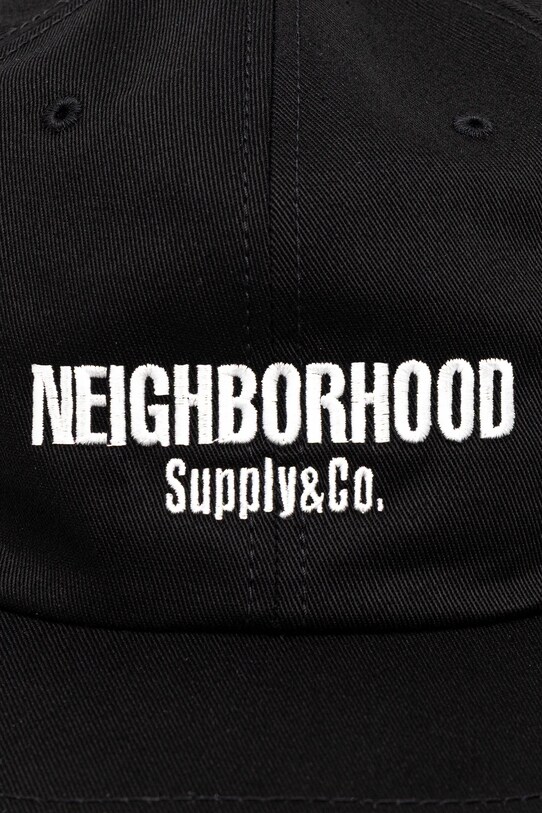 NEIGHBORHOOD czapka z daszkiem bawełniana Dad Cap-1 251YGNH.HT03 czarny SS25