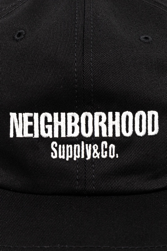 NEIGHBORHOOD czapka z daszkiem bawełniana Dad Cap-1 251YGNH.HT03 czarny SS25