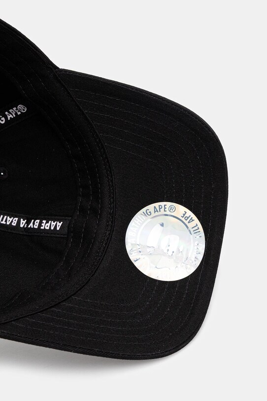 AAPE berretto da baseball Main nero AAPCPM5227XXN