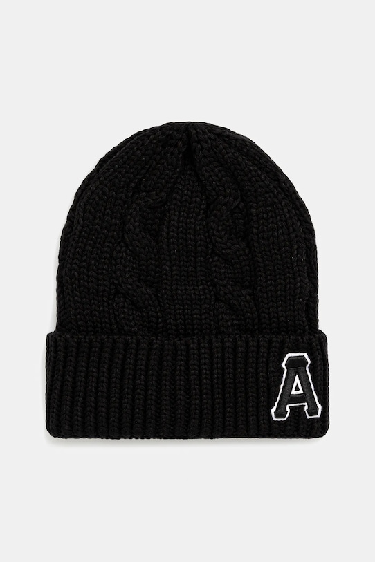 AAPE beanie Main applique black AAPHTM5288XXN