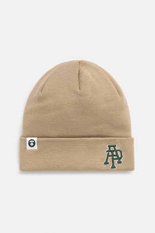 Σκούφος AAPE Main απλικέ μπεζ AAPHTM5232XXN