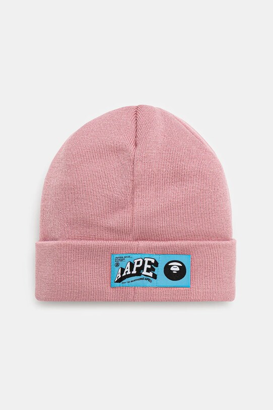 Шапка AAPE Main AAPHTM5292XXN розовый SS25