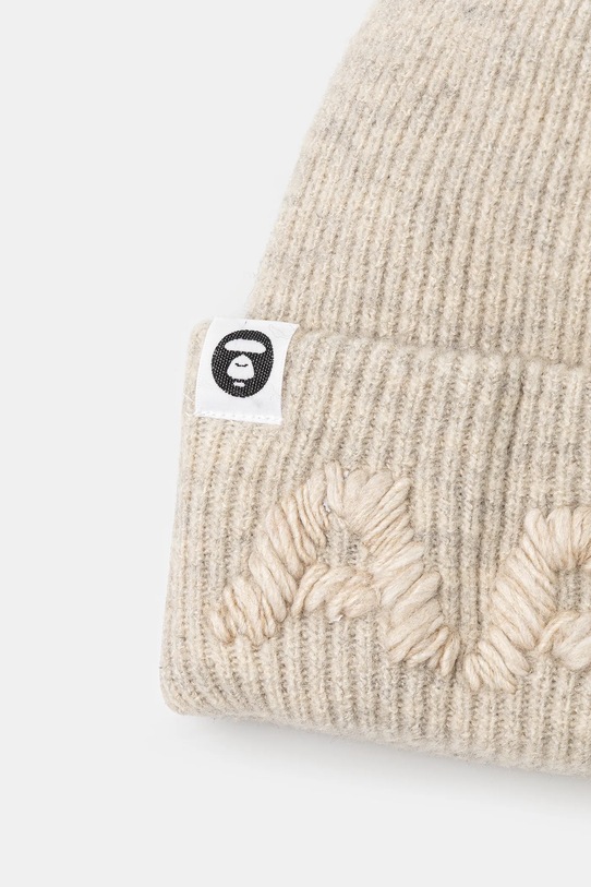 Dodaci Kapa s dodatkom vune AAPE Main AAPHTM5291XXN bež