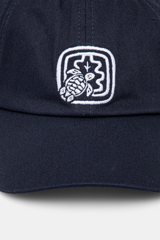 Bavlněná baseballová čepice Vilebrequin CAPSUN CSNA19I3 námořnická modř SS25