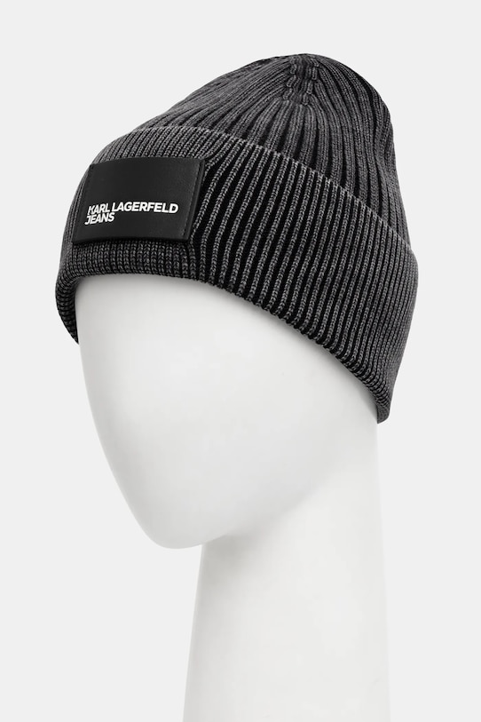 Аксесуари Бавовняна шапка Karl Lagerfeld Jeans A1W33113 сірий