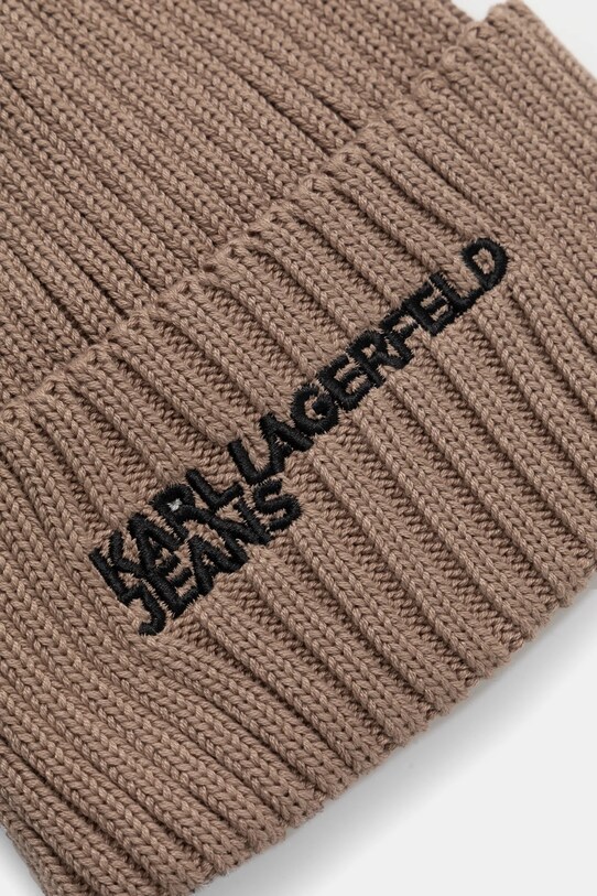 Čiapka Karl Lagerfeld Jeans A1W33004 béžová SS25