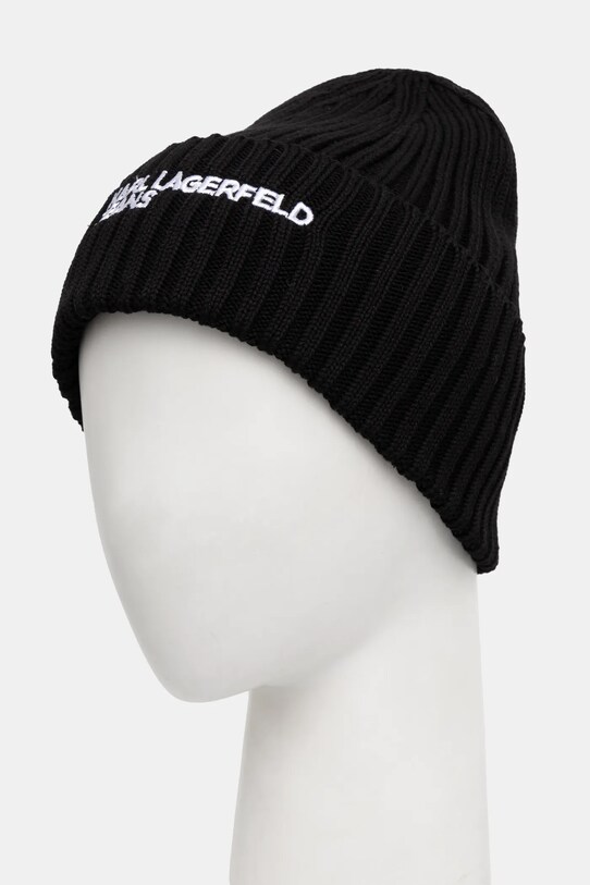 Akcesoria Karl Lagerfeld Jeans czapka A1W33004 czarny