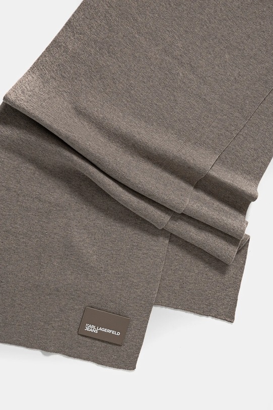 Kapa i šal s dodatkom vune Karl Lagerfeld Jeans A1W33191 bež