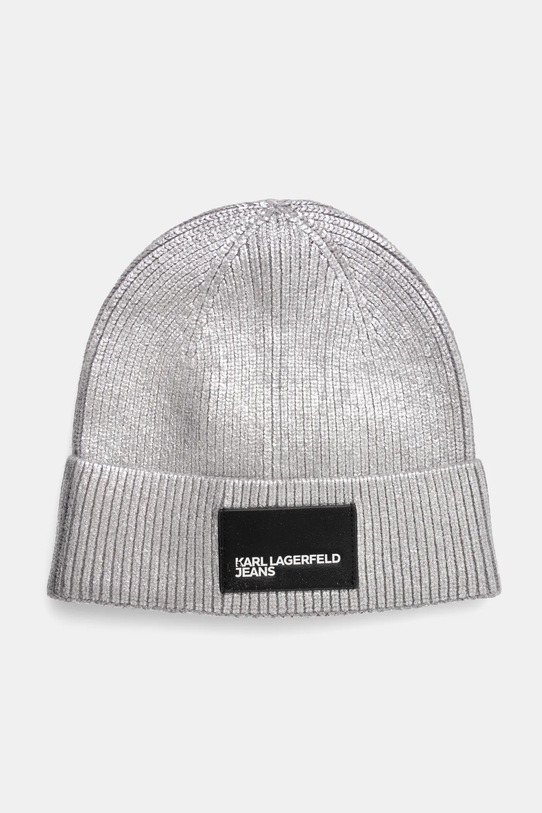 Karl Lagerfeld Jeans caciula imprimeu argintiu A1W33110