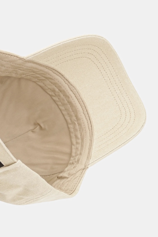 Karl Lagerfeld Jeans czapka z daszkiem bawełniana beżowy A1W33002