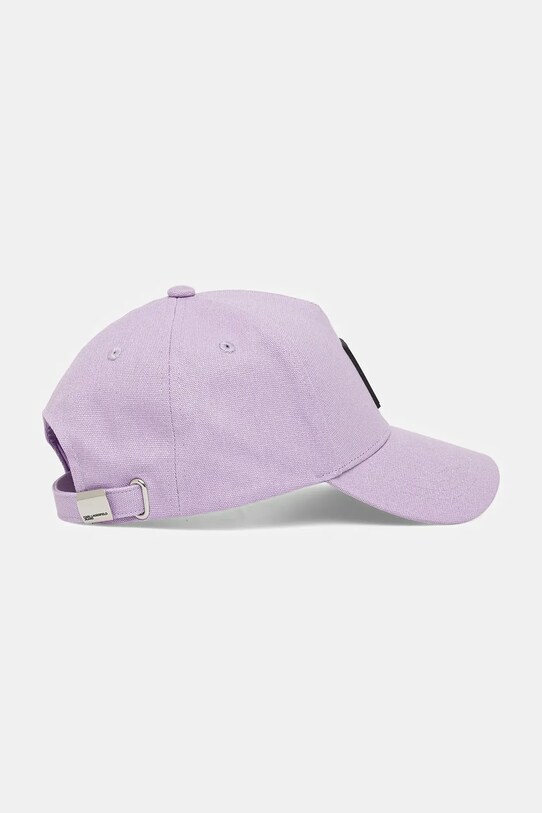 Karl Lagerfeld Jeans șapcă de baseball din bumbac violet A1W33002