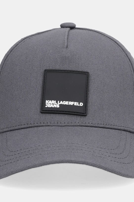 Karl Lagerfeld Jeans șapcă de baseball din bumbac A1W33002 gri AW25